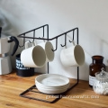Decorative Metal Hooks iron coffee cup stand table kitchen tidy storage Factory
